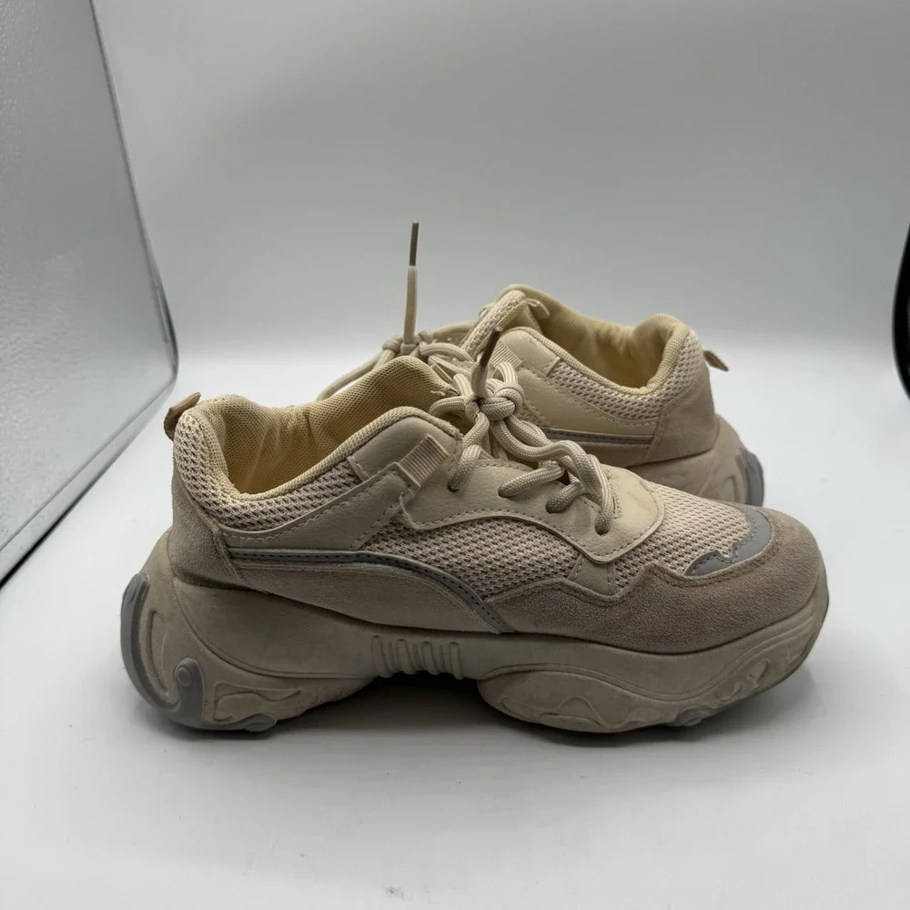 Stone Park Sneakers Women 7.5 (38) Platform Chunky Casual Streetwear Shoes